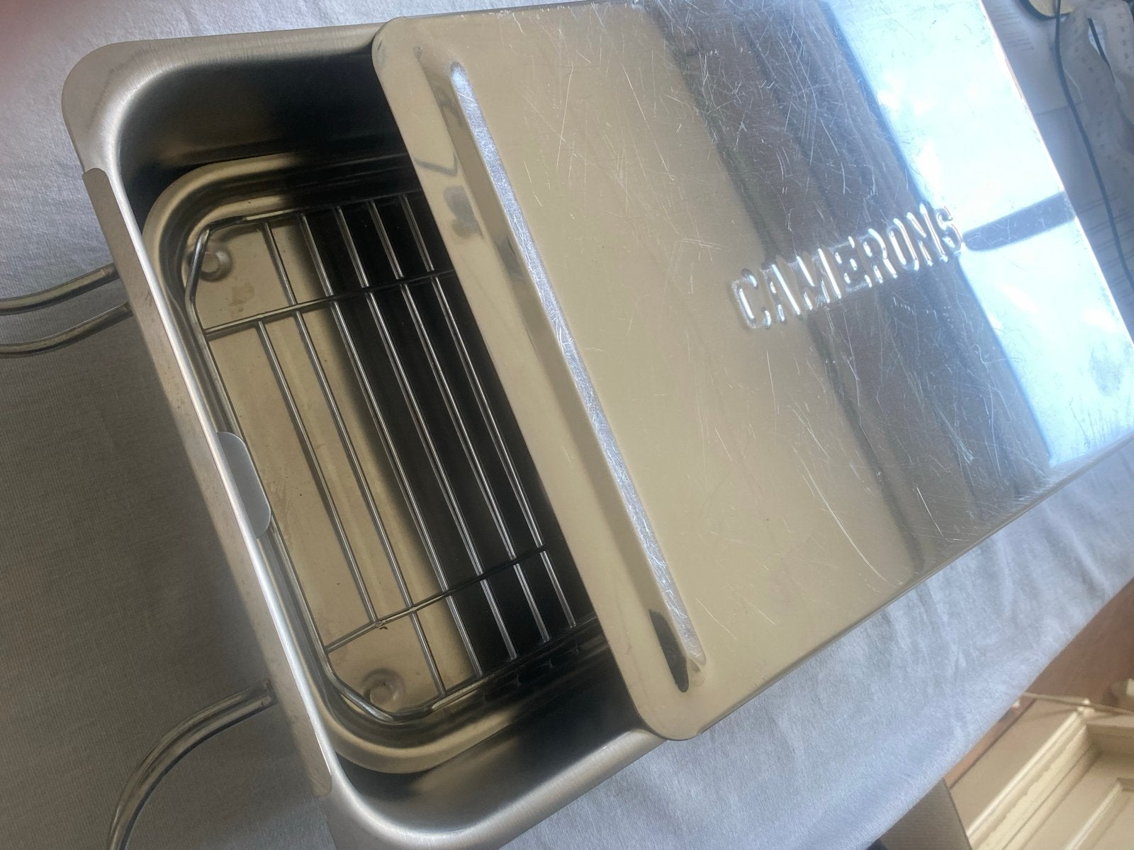 Cameron's Indoor Smoker - RVS Rookoven, Overige typen, Zilver, Ophalen of Verzenden, Zo goed als nieuw