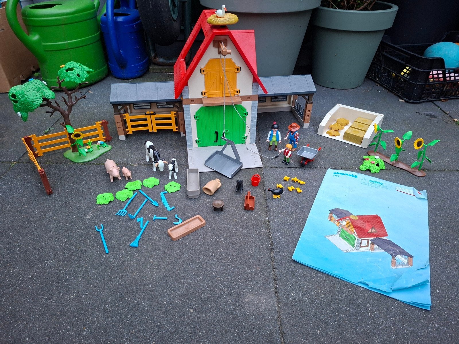 complete Playmobil Boerderij 4490  met veel accessoires, Kinderen en Baby's, Gebruikt, Gebouw, Complete set, Ophalen of Verzenden