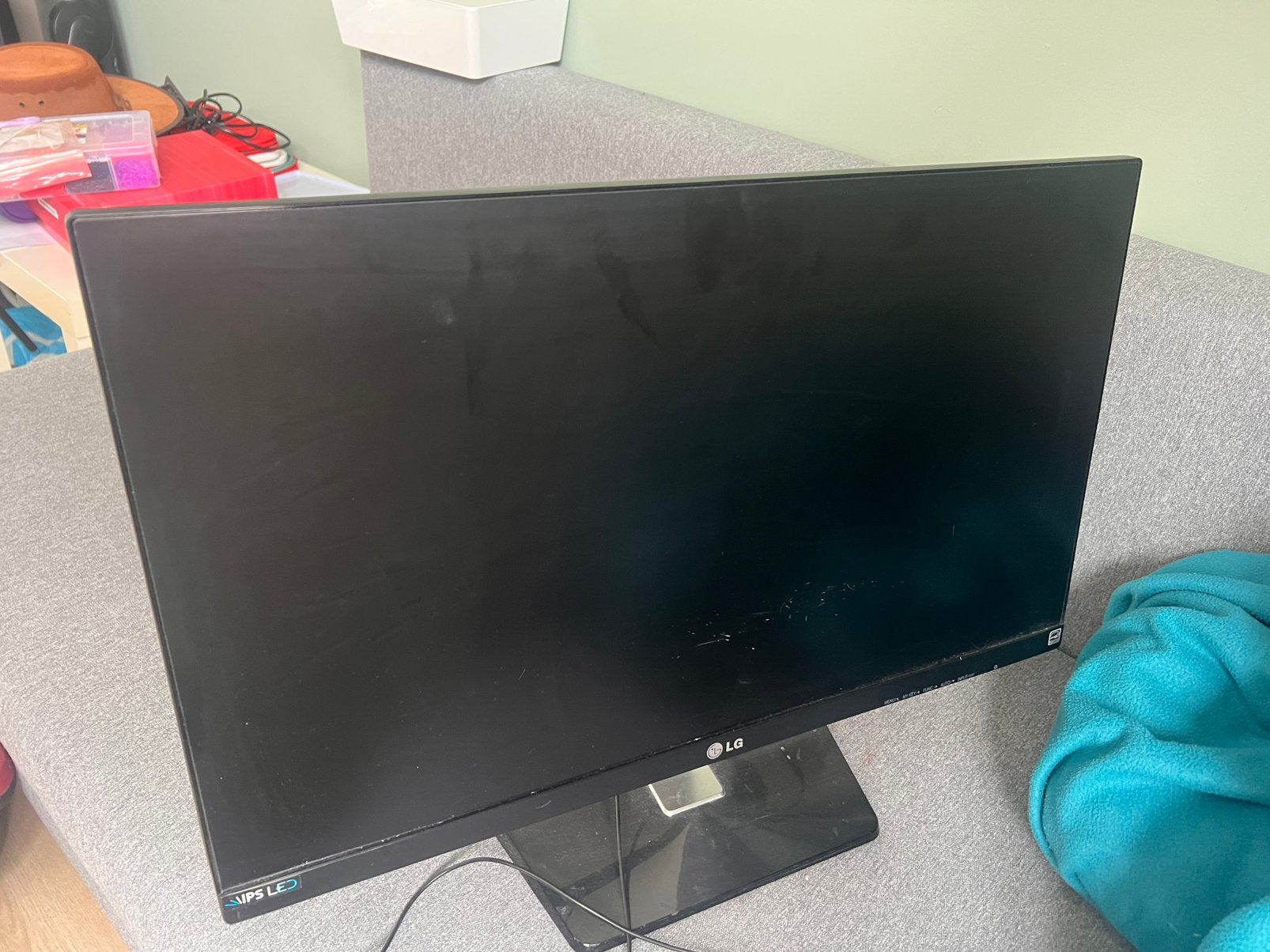 Defecte 27 inch LG FLATRON IPS277L-BN, Ophalen, Full HD, 60 Hz of minder, IPS