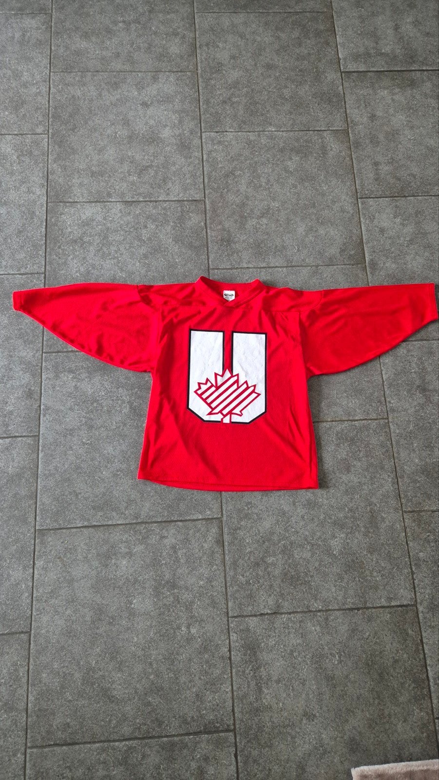 IJshockey Trainingsshirt Rood Youth Large, Ophalen of Verzenden, Gebruikt, Kleding