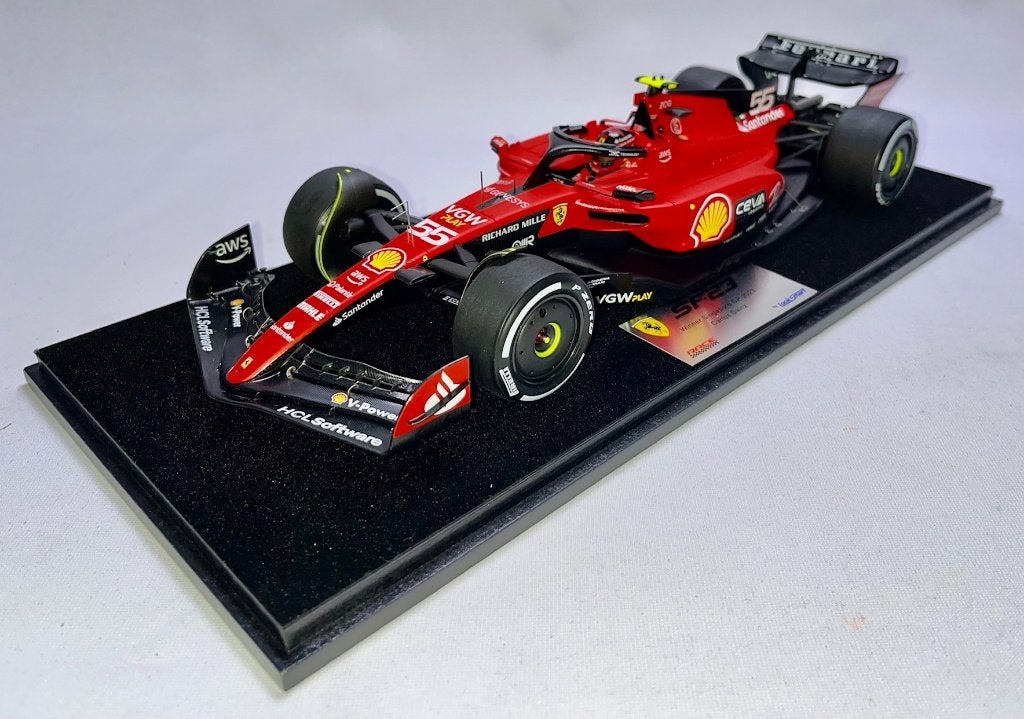 Ferrari SF-23 Singapore Carlos Sainz LS18F1054 Looksmart, Hobby en Vrije tijd, Modelauto's | 1:18, Ophalen of Verzenden, Nieuw