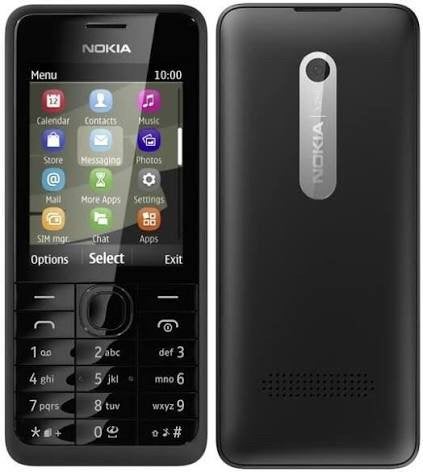 Nokia 301 (RM-840) -, Gebruikt, Zwart, Fysiek toetsenbord, 3 tot 6 megapixel