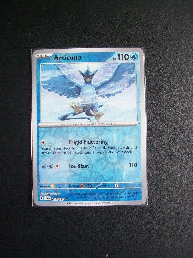 3245. Nieuwe Pokemon Kaart Holofoil ARTICUNO HP110 (032/159), Verzenden, Nieuw, Losse kaart, Foil