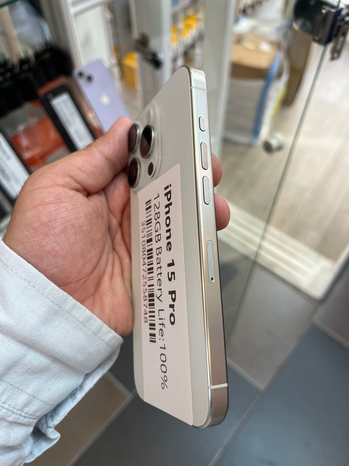 iPhone 15 Pro - Nette staat, nieuwe batterij, incl. oplader, Telecommunicatie, Mobiele telefoons | Apple iPhone, Apple, Ophalen of Verzenden