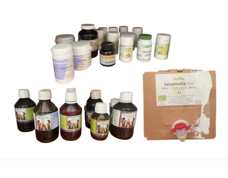 Diverse Ayurvedische olien en supplementen, Ophalen of Verzenden, Zo goed als nieuw, Overige typen