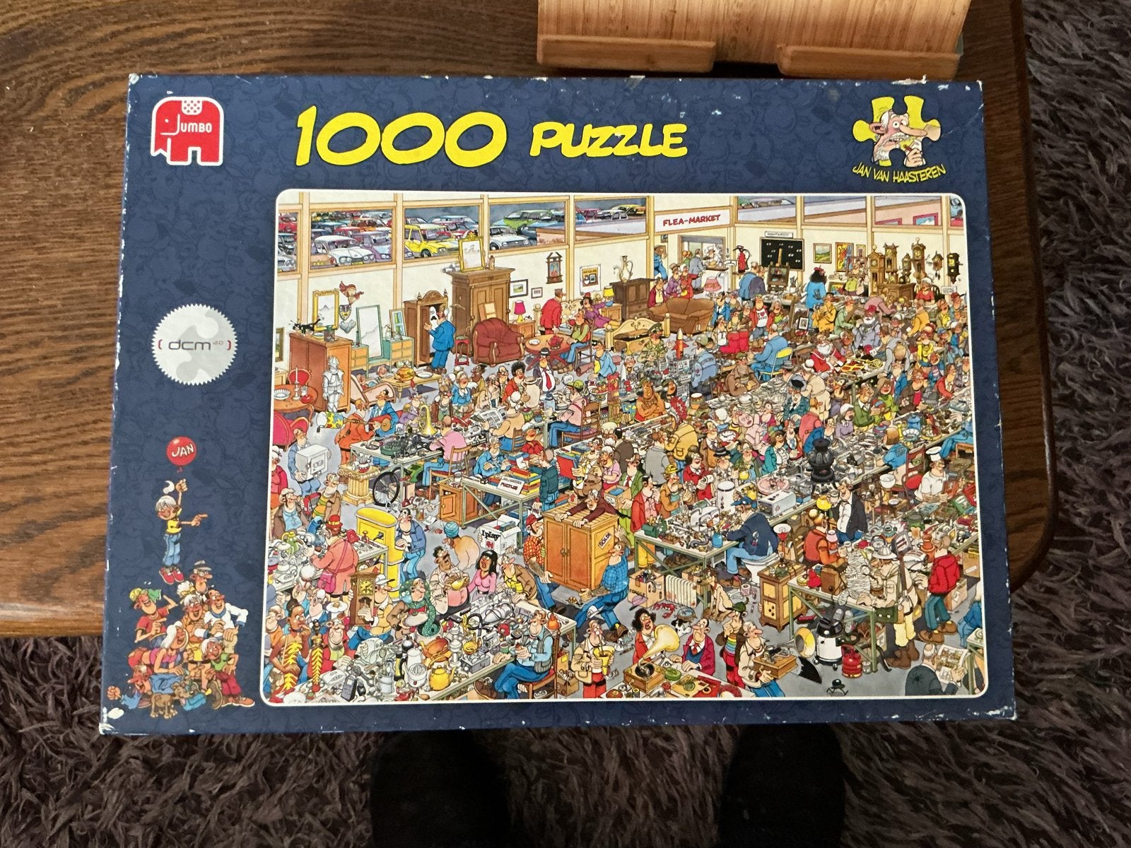 Jan van Haasteren Rommelmarkt 1000 stukjes puzzel, Hobby en Vrije tijd, Denksport en Puzzels, Ophalen of Verzenden, 500 t/m 1500 stukjes
