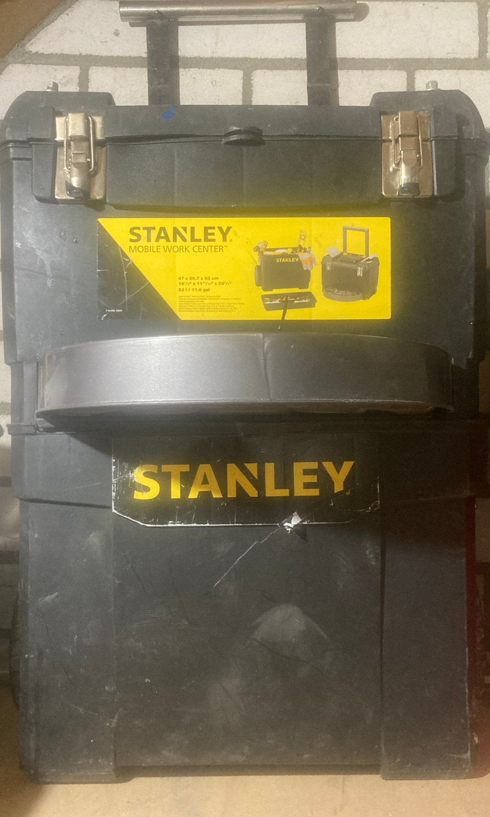 Stanley Mobile Work Center Gereedschapskist op wielen, Ophalen of Verzenden, Gebruikt
