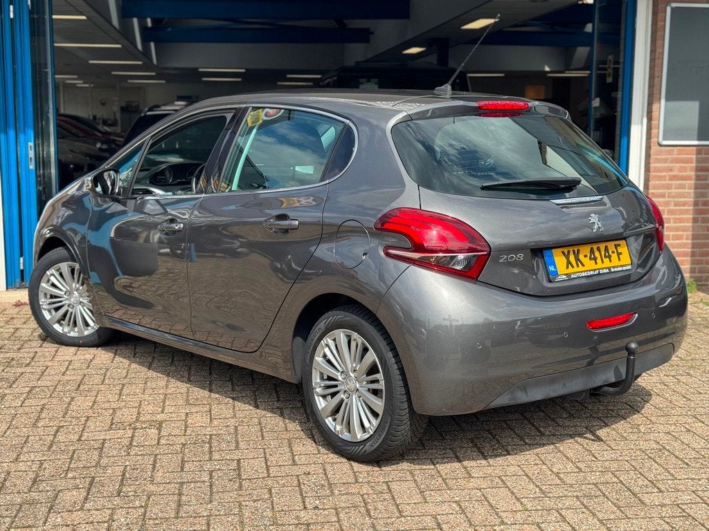 Peugeot 208 1.2 PureTech GT-line 2018 Grijs NAVI CLIMA NAP!, Auto's, Voorwielaandrijving, Stof, 23 km/l, Bedrijf