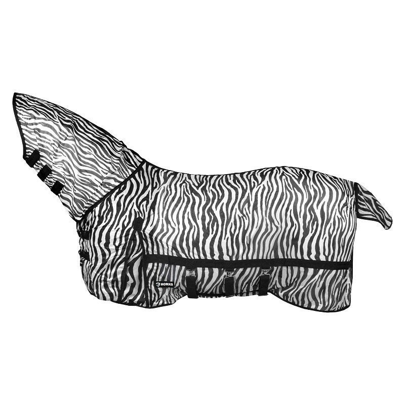Horka Zebra Anti vliegendeken met hals 115/165, Dieren en Toebehoren, Paarden en Pony's | Dekens en Dekjes, Vliegendeken, Nieuw
