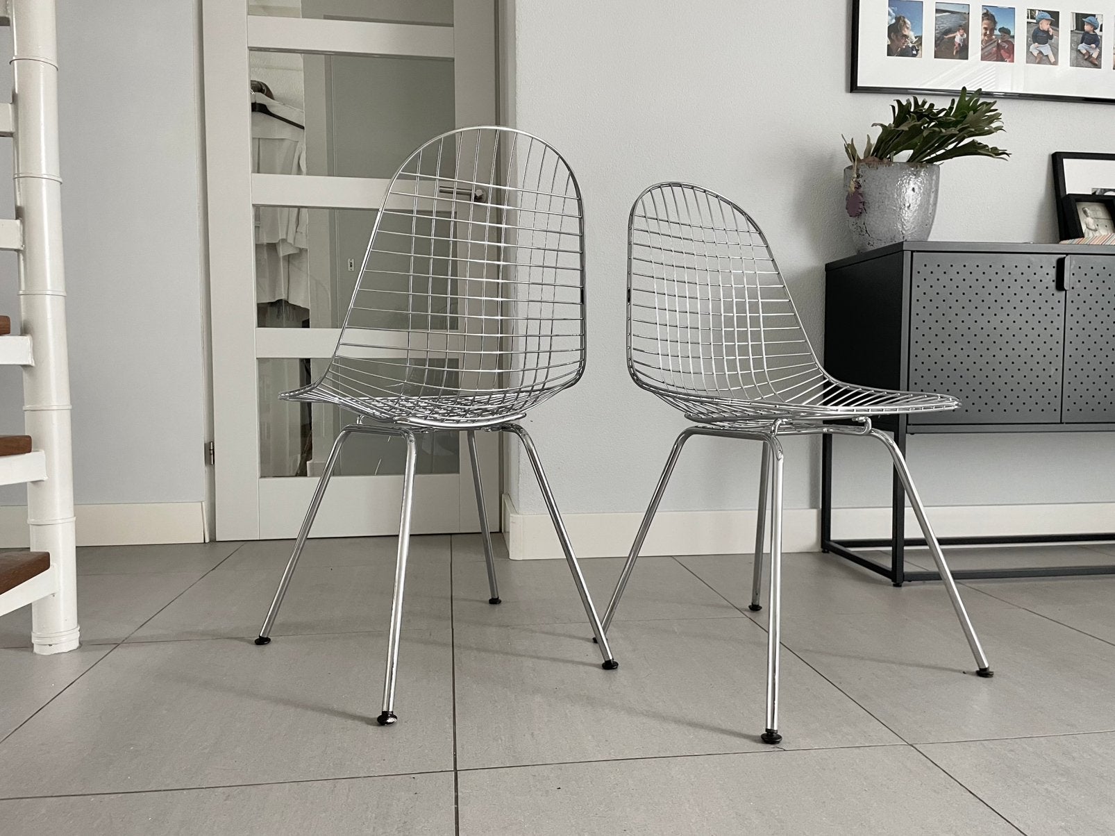 8x Vitra Eames draadstoel / wire chair DKX nieuw 2025, Vitra, Overige kleuren, Ophalen of Verzenden, Zo goed als nieuw
