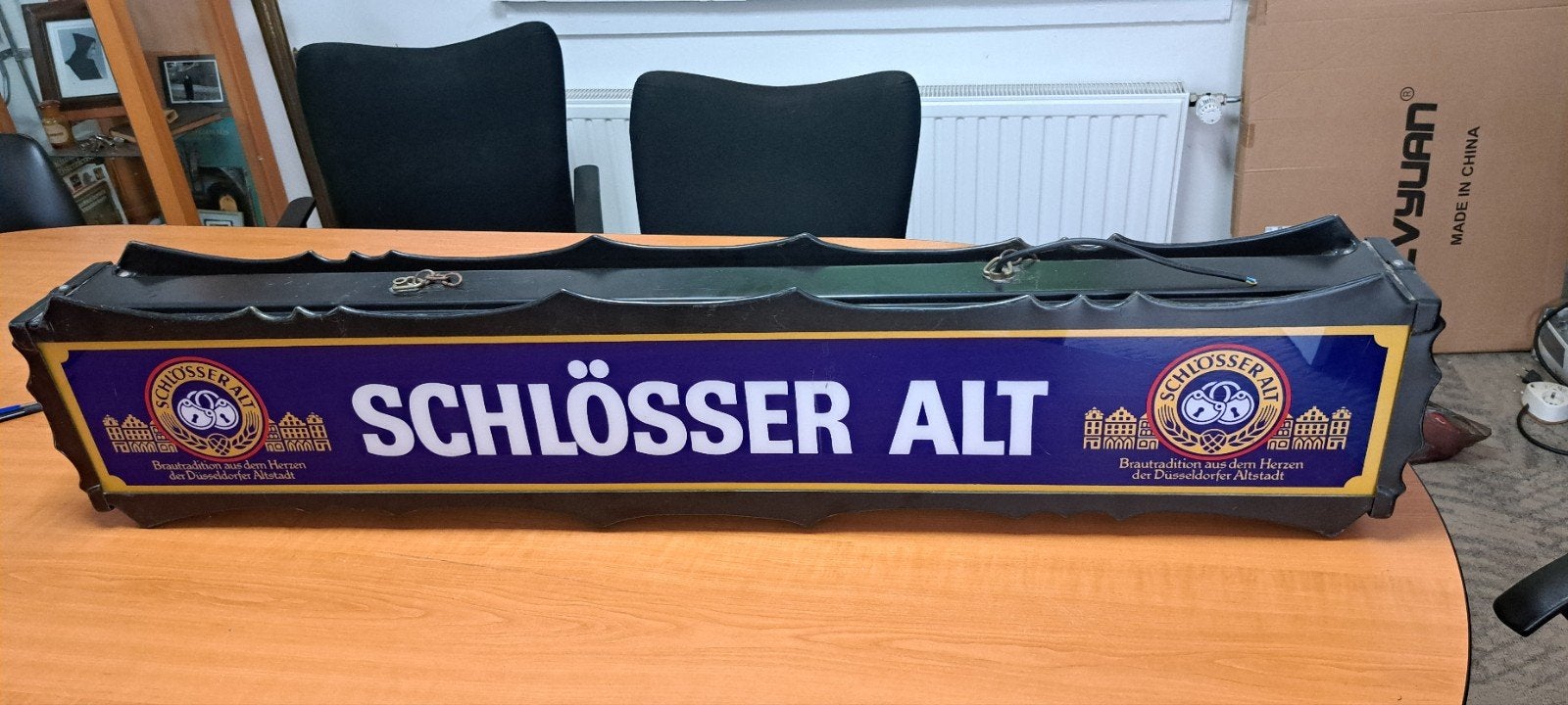 Vintage Schlösser Alt Thekenleuchte - Bar Counter Licht, Ophalen, Gebruikt, Lichtbak of (neon) lamp, Onbekend