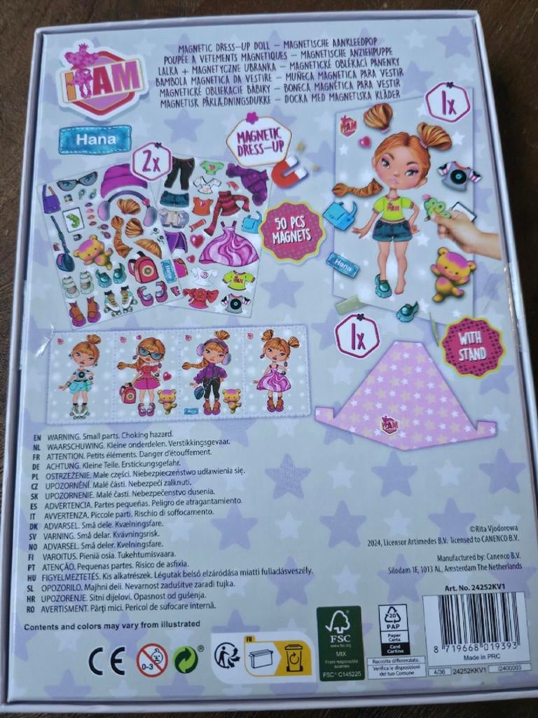 Magnetec dress-up doll, Ophalen, Nieuw, Overige typen