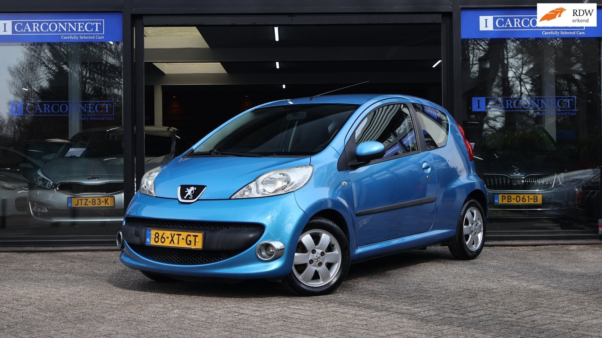 Peugeot 107 1.0-12V XS|PDC|Airco|LM-velgen|NAP|Elekt.pakket, Auto's, Peugeot, Voorwielaandrijving, Stof, Gebruikt, Zwart