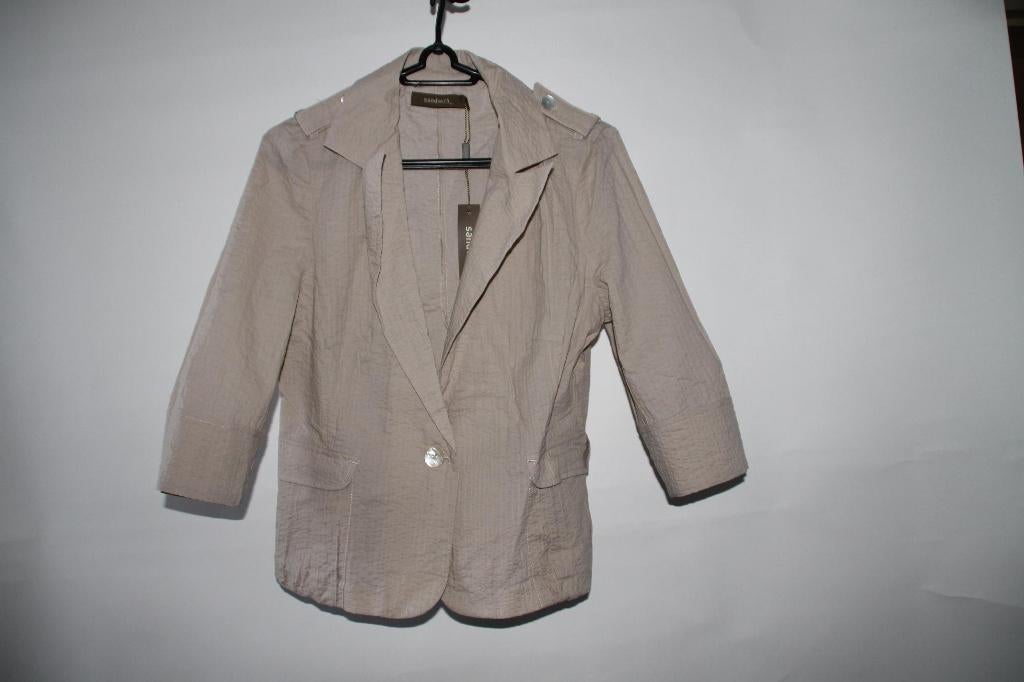 SANDWICH blouse / jasje M *~~nieuw~~*, Kleding | Dames, Jasjes, Kostuums en Pakken, Maat 38/40 (M), Verzenden, Beige, Nieuw