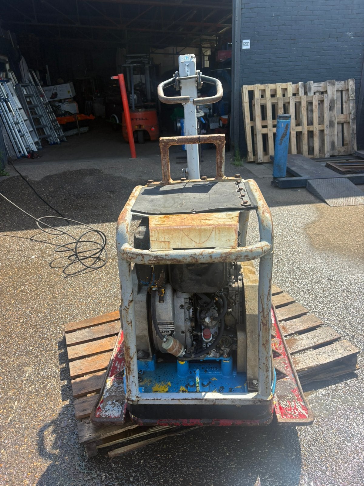 Wacker DPU 6055 trilplaat, Ophalen, Gebruikt, W, Wd