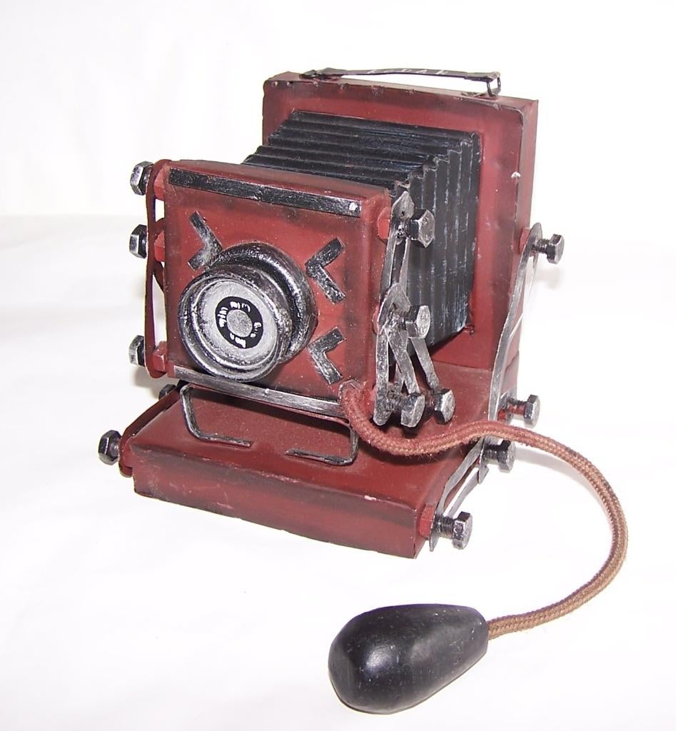 Prachtige deco namaak vintage Kodak camera. Metaal. Nwst., Vintage, Nieuw, Ophalen of Verzenden, Metaal