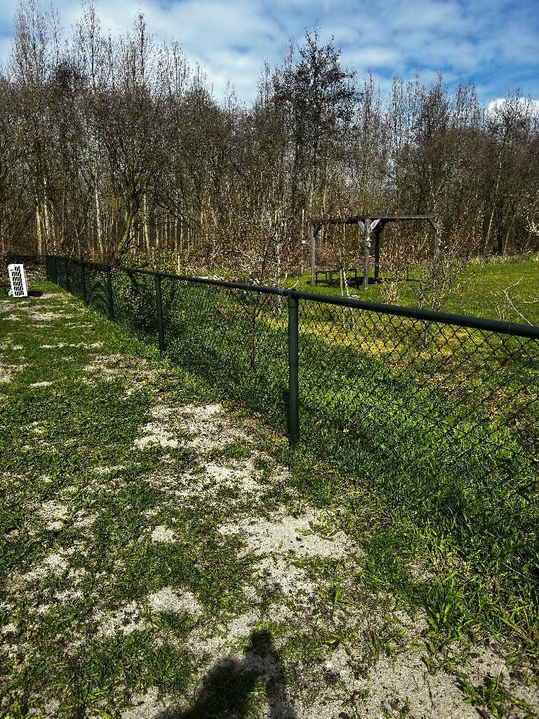 Degelijk hekwerk 175 meter – compleet met poort(en), Ophalen, Met poort, Gebruikt, Gaashekwerk