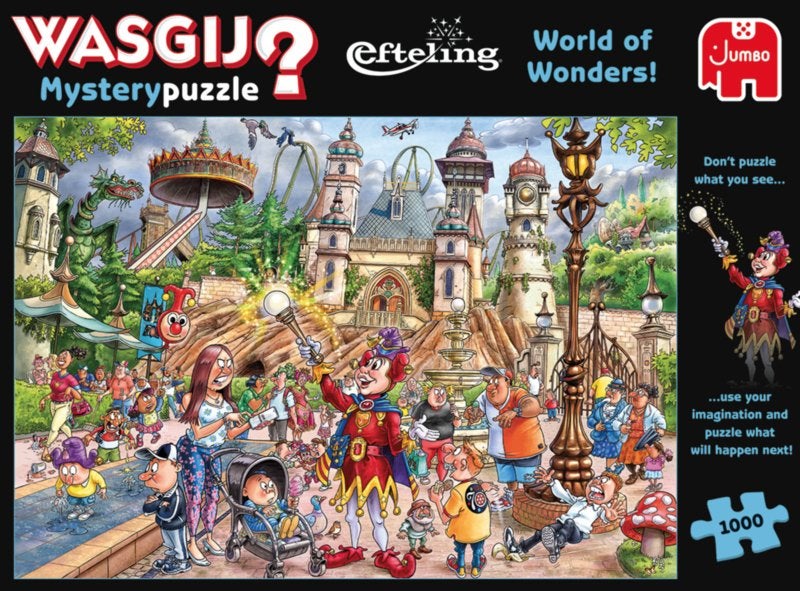 Wasgij Mystery - Efteling, Wereld van de Wonderen - 1000st., Ophalen of Verzenden, 500 t/m 1500 stukjes, Nieuw, Legpuzzel