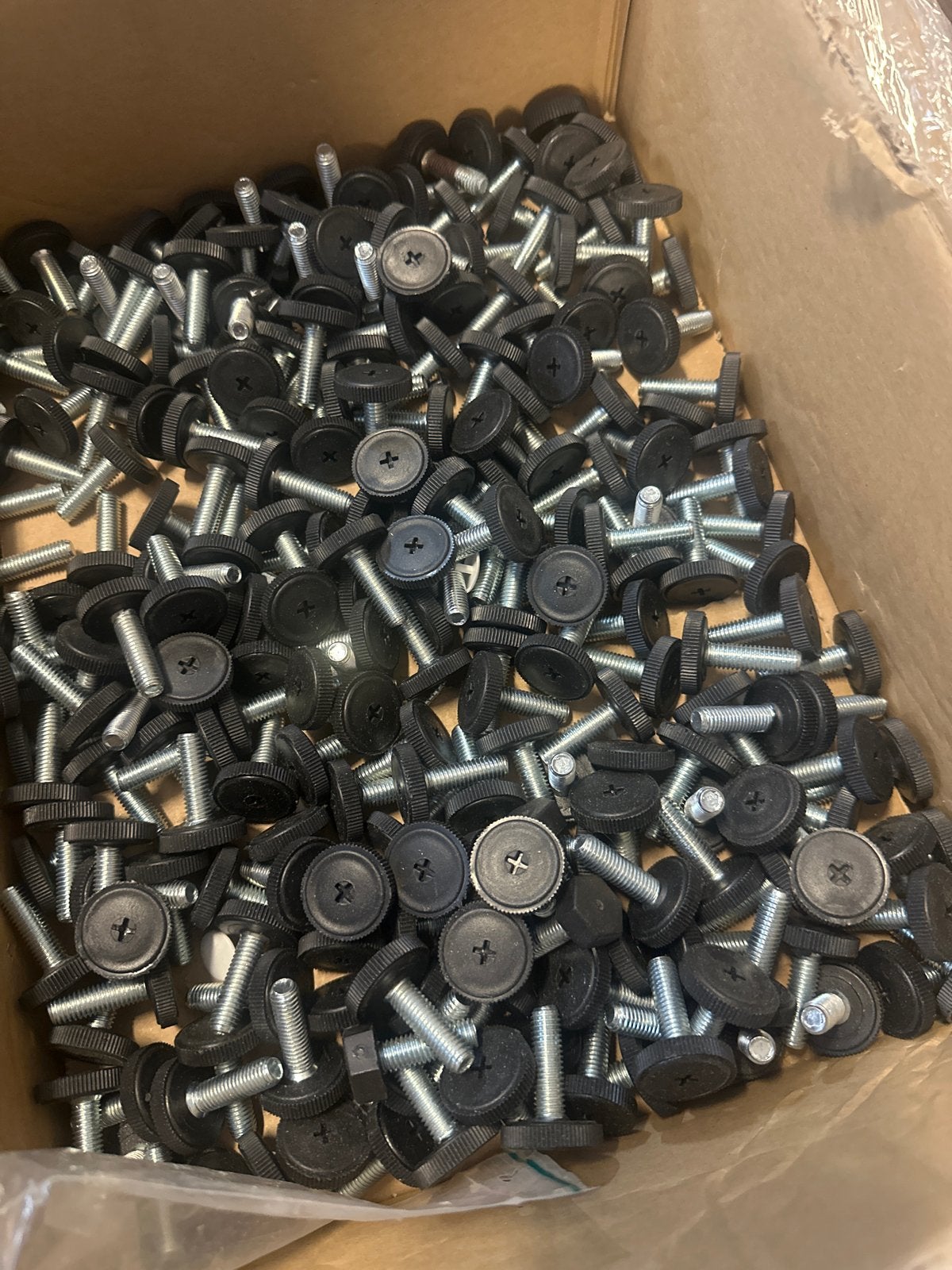 100 stuks stelpoten PE M 8x28/25 ZW, Ophalen of Verzenden, Nieuw, Minder dan 50 mm, Overige typen