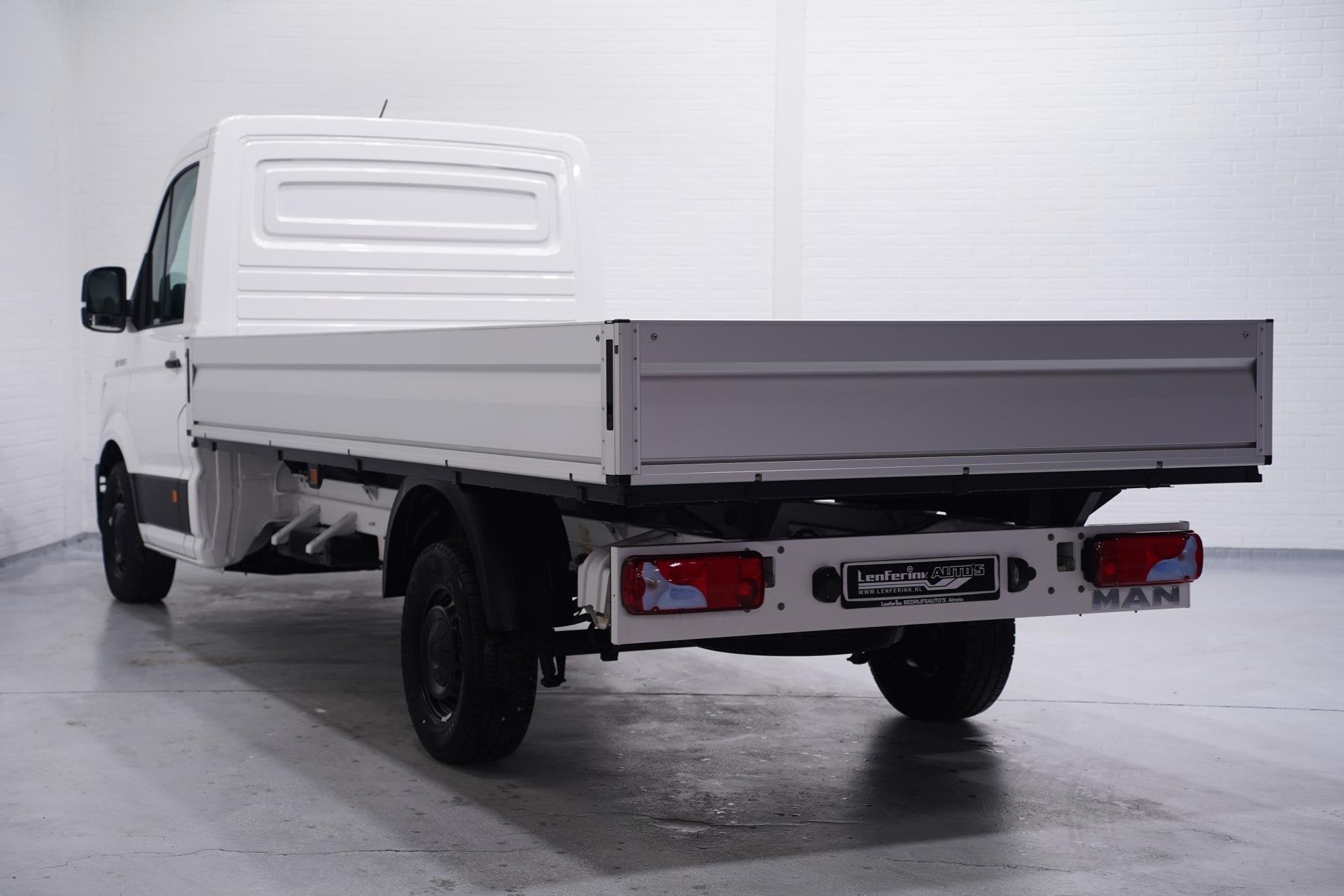 MAN TGE 2.0 TDI 140 pk L4 Pick Up / Open Laadbak Airco, Appl, Auto's, Stof, Gebruikt, 4 cilinders, Start-stop-systeem