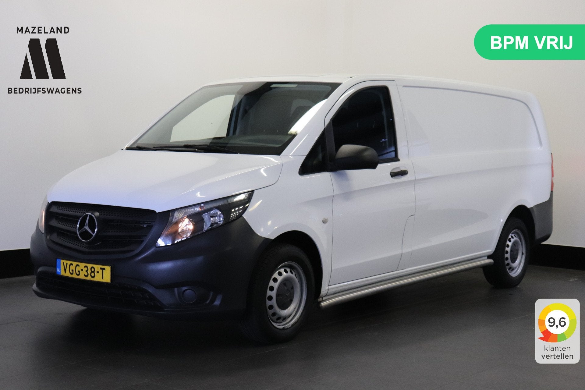 Mercedes-Benz Vito 110 CDI XL EURO 6 - Airco - Camera - Laad, Voorwielaandrijving, Gebruikt, 4 cilinders, Wit