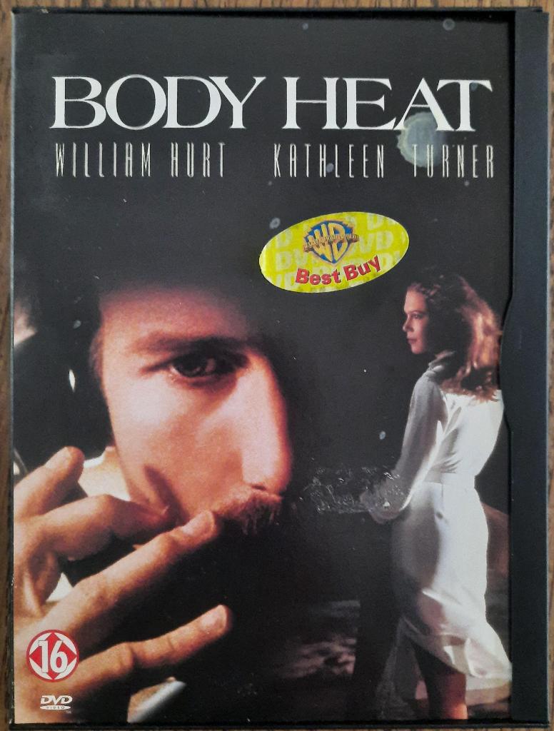 Dvd / Film    Body Heat met o.a. Kathleen Turner    z.g.a.n., Vanaf 12 jaar, Ophalen of Verzenden, Zo goed als nieuw, Actie