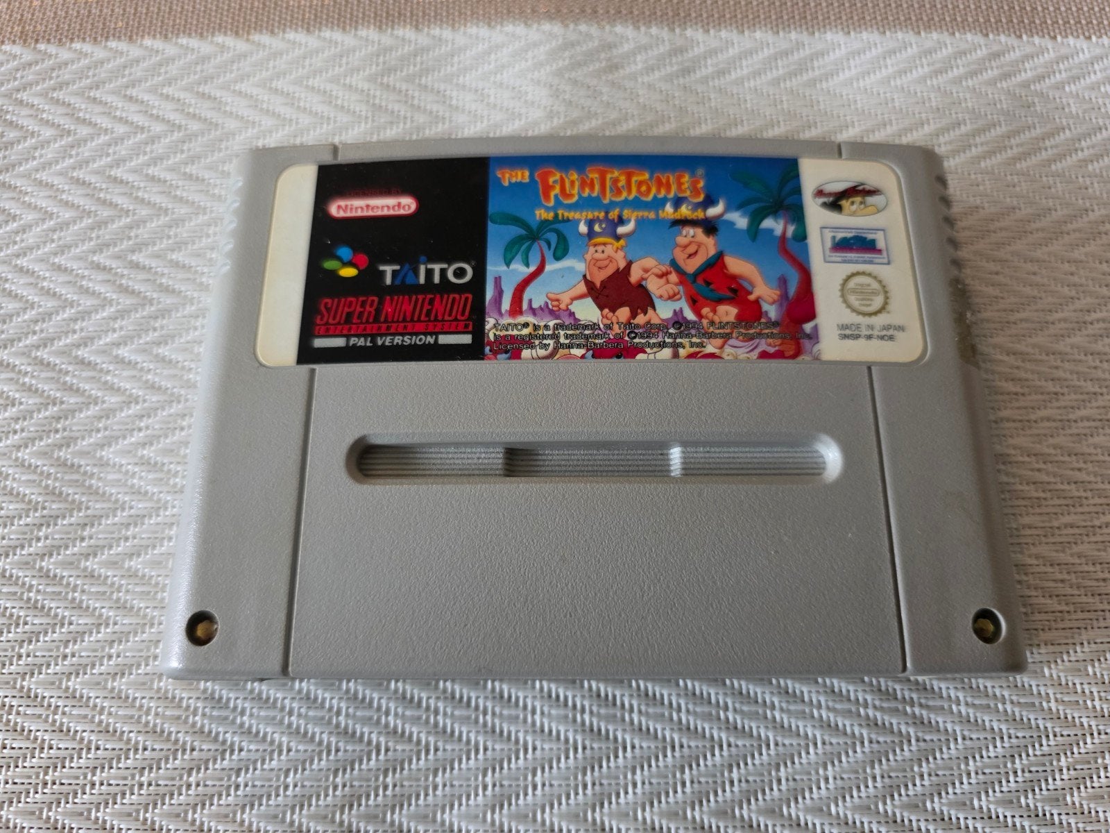 The Flintstones: The Treasure of Sierra Madrock SNES PAL, Gebruikt, 1 speler, Ophalen of Verzenden, Platform