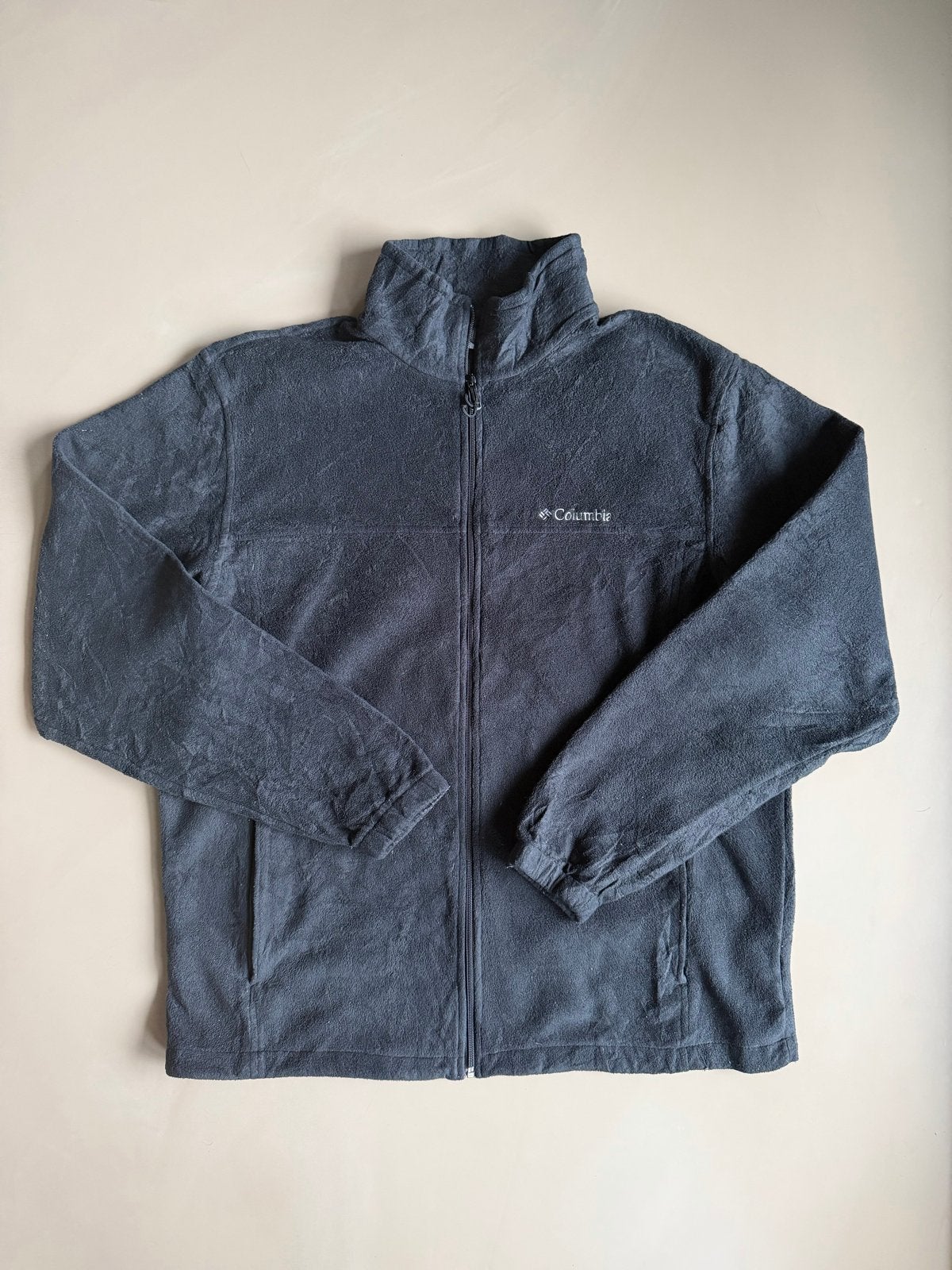 Vintage Columbia fleece jas - Maat XL, Ophalen of Verzenden, Gedragen, Maat 56/58 (XL), Zwart