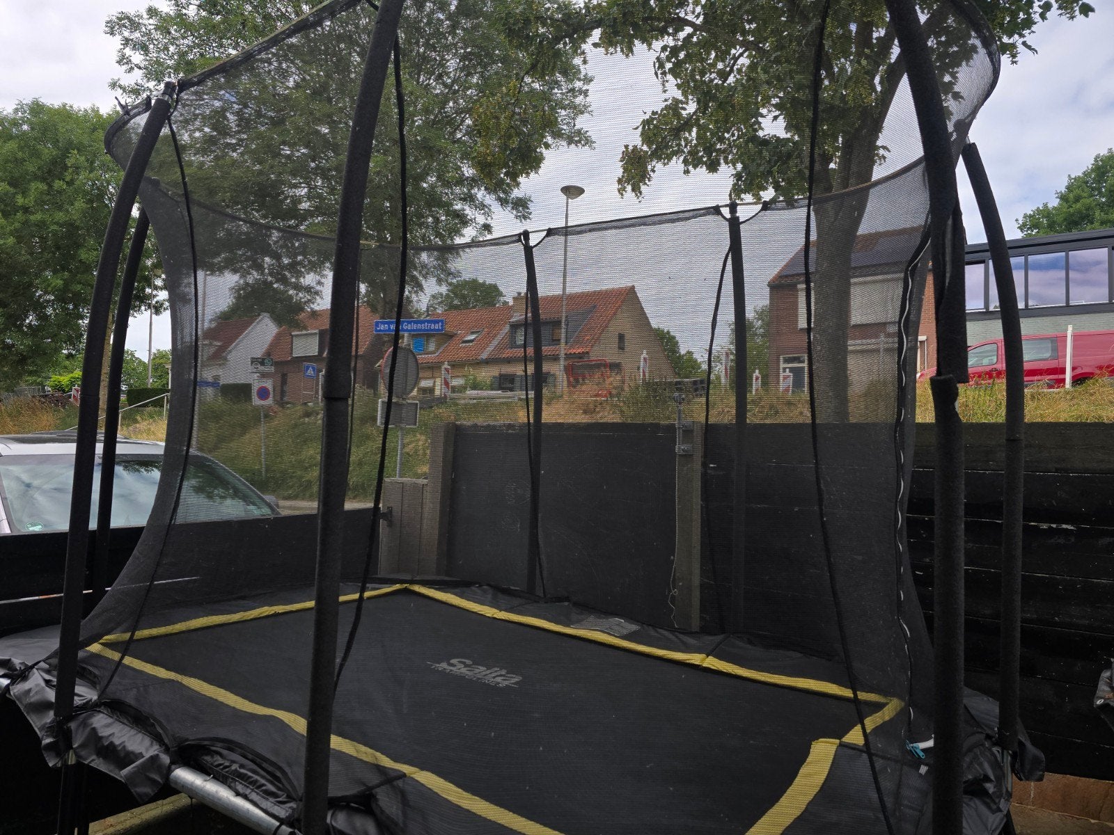 Grote trampoline met veiligheidsnet, Kinderen en Baby's, Ophalen of Verzenden, Gebruikt