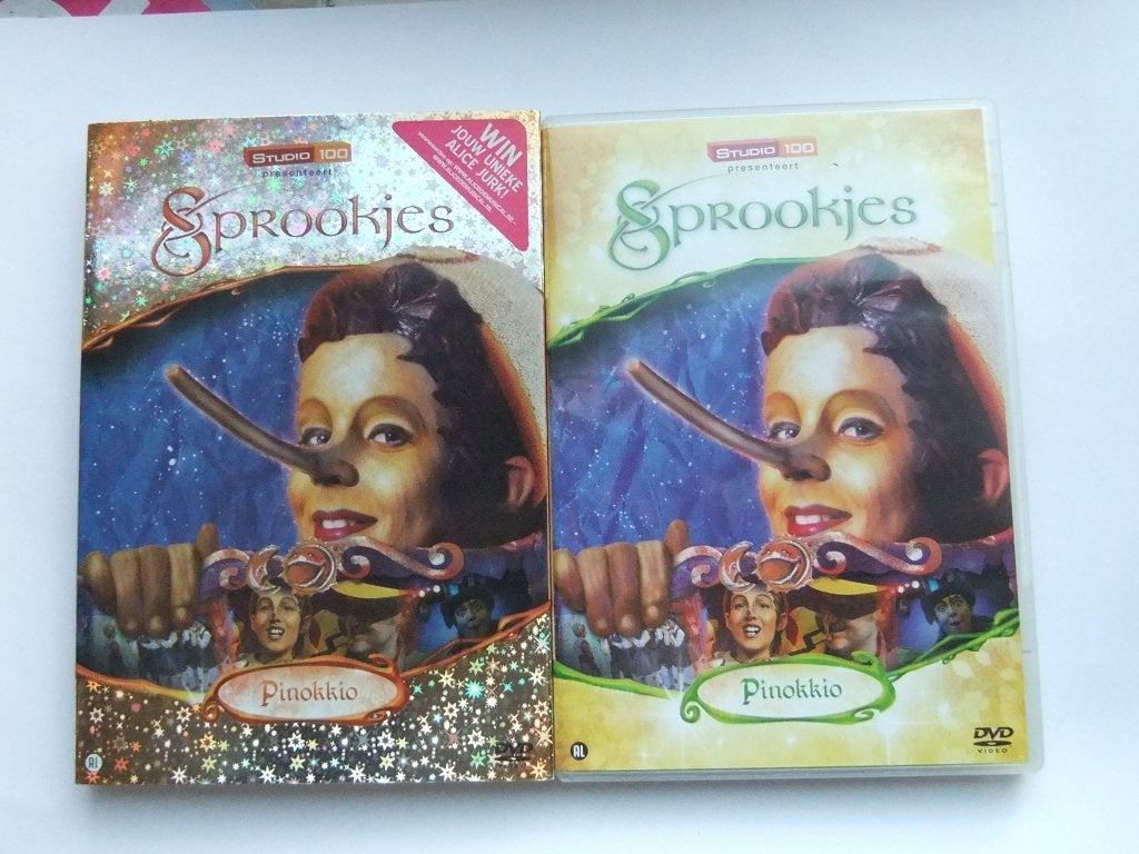 musical Pinokkio holografische hoes gele sleeve, Alle leeftijden, Verzenden, Zo goed als nieuw