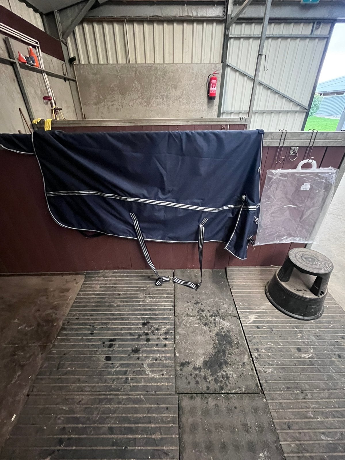 Regen deken met fleece voering, Dieren en Toebehoren, Full (L), Nieuw, Ophalen of Verzenden, Dubbele borstsluiting
