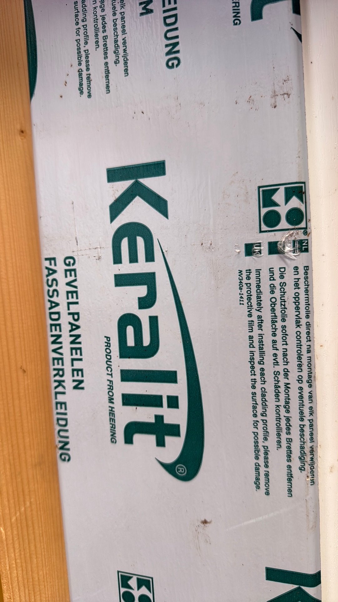 1x lengte Keralit 4m wit, Ophalen, Nieuw