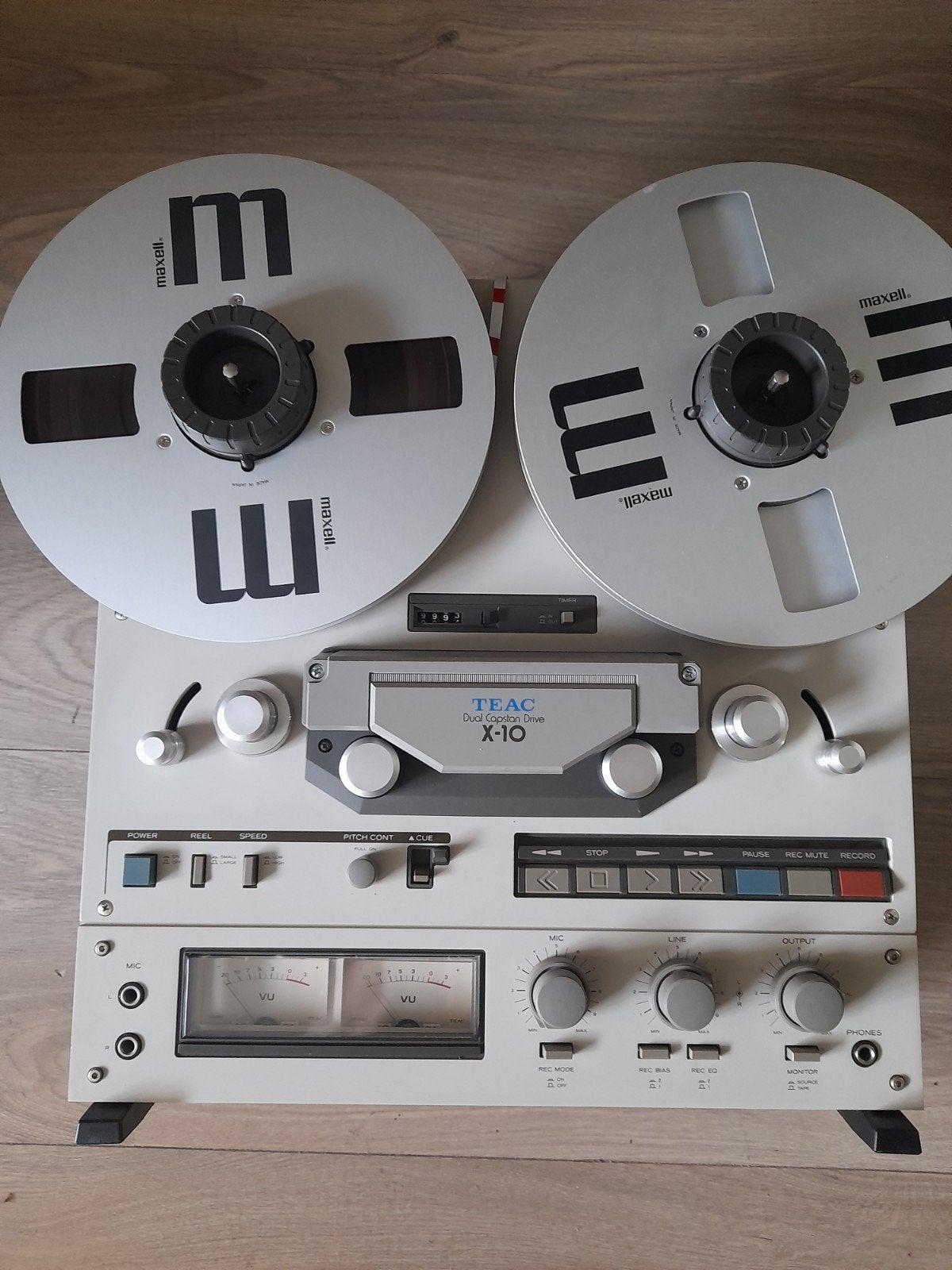 Tekoop ..Teac X10 26cm Spoele Recorder, Audio, Tv en Foto, Ophalen, Bandrecorder, Met banden