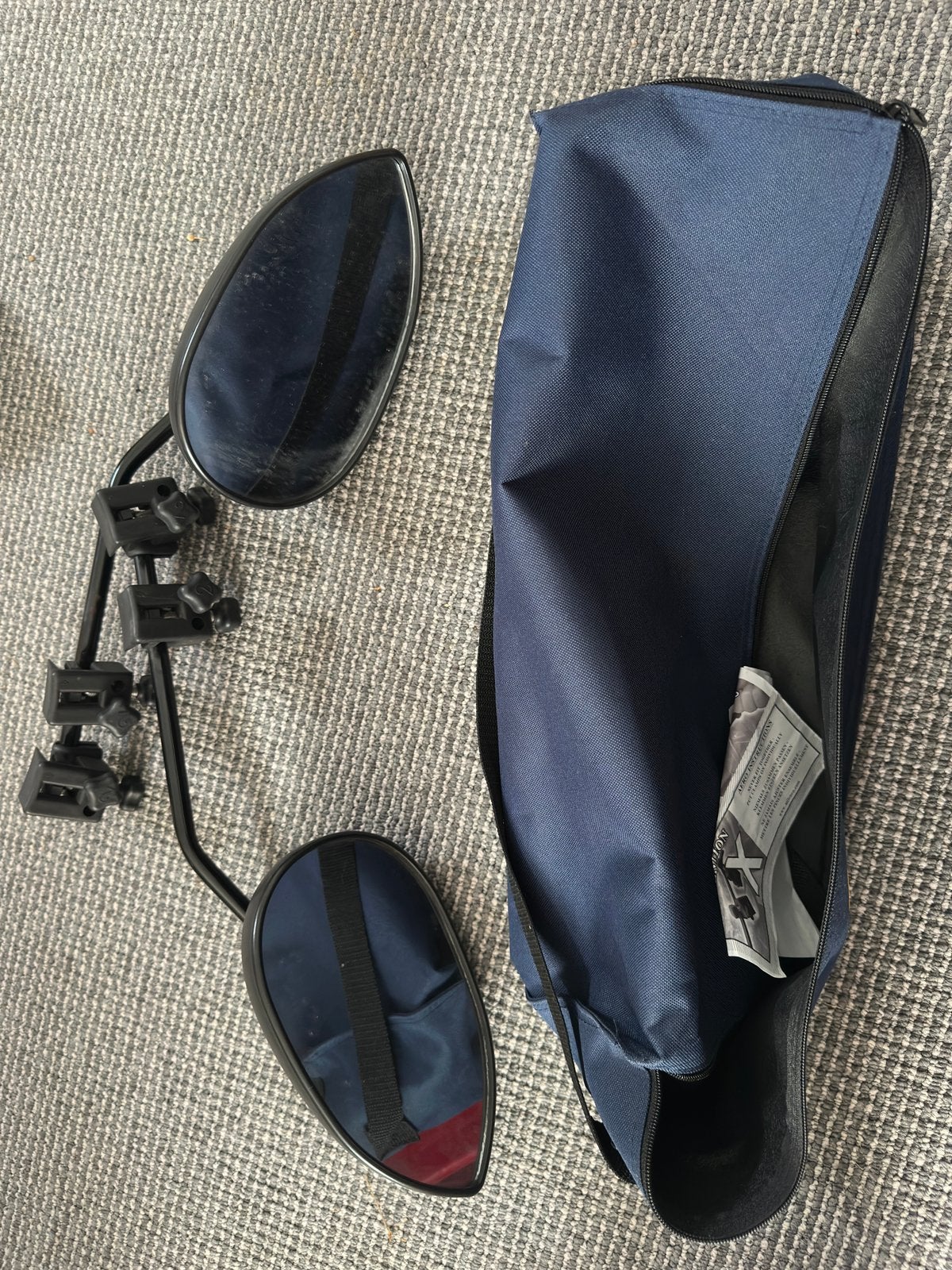 Te koop Milenco Aero 4 caravanspiegels, Ophalen of Verzenden, Zo goed als nieuw