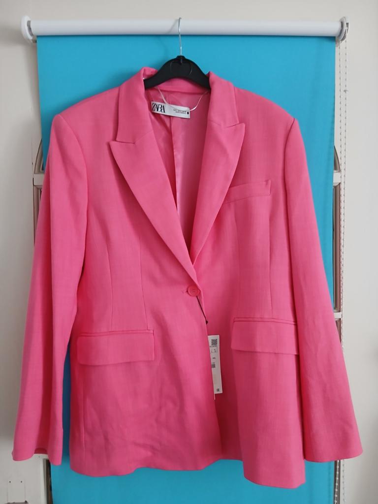 Rose Blazer Maat L Zara Nieuw, Ophalen of Verzenden, Nieuw, Maat 38/40 (M), Roze