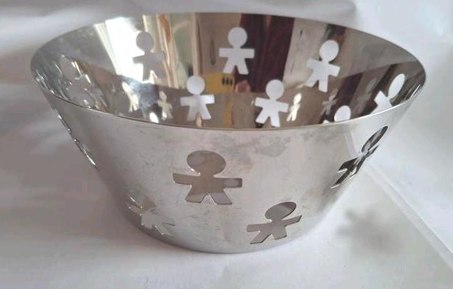 Alessi (fruit) mand chroomlook/rvs, Huis en Inrichting, Ophalen of Verzenden, Rond, Overige materialen