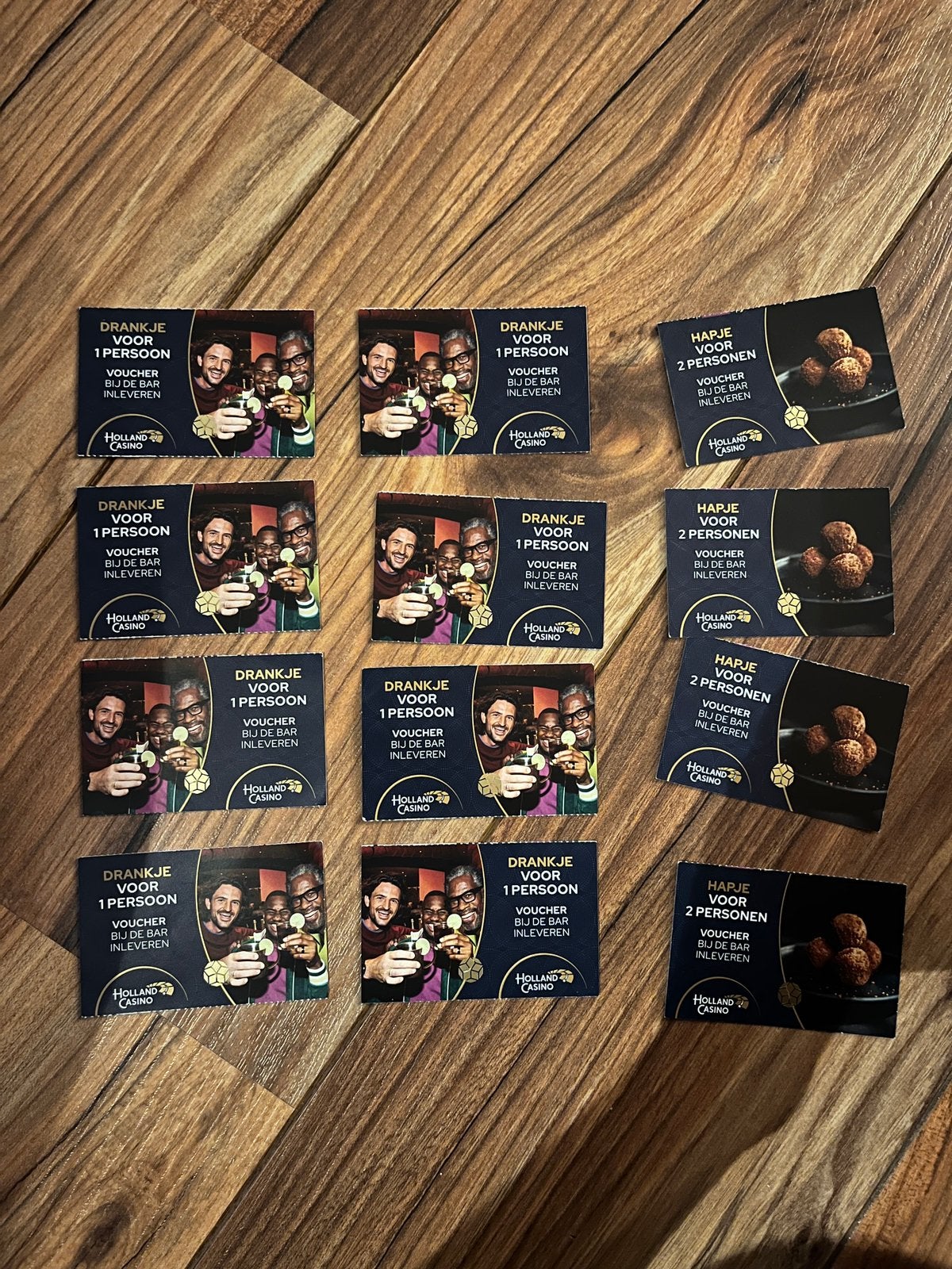 Vouchers Holland casino voor hapjes en drankjes