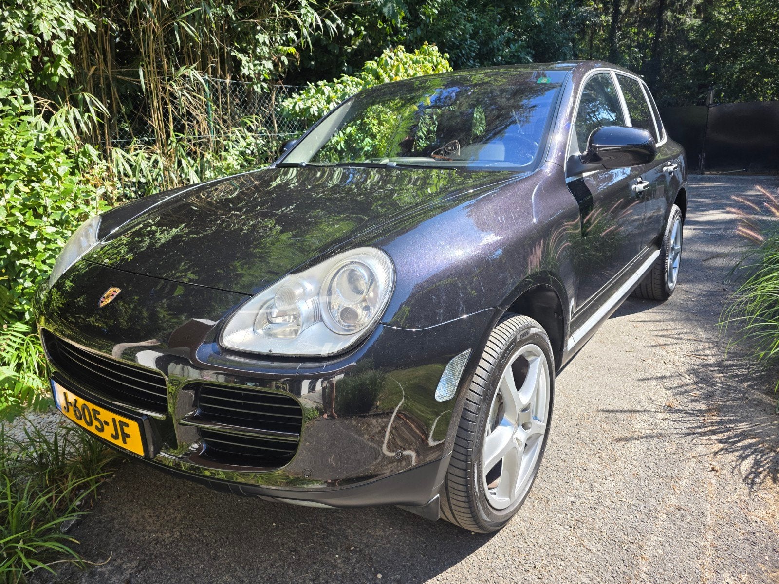 Porsche 2005 Zwart, Auto's, Porsche, Automaat, Cayenne, Leder, Stationwagon