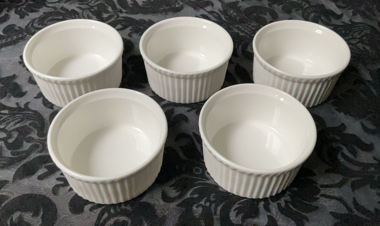 Maxwell&Williams 5 ramekin, soufflébakjes, ovenschaaltjes, Ophalen of Verzenden, Zo goed als nieuw, Overige stijlen, Schaal of Schalen