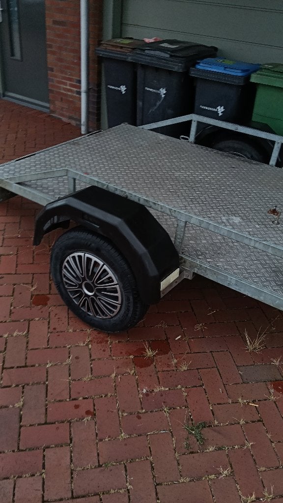 Aanhanger transport, Ophalen, Gebruikt