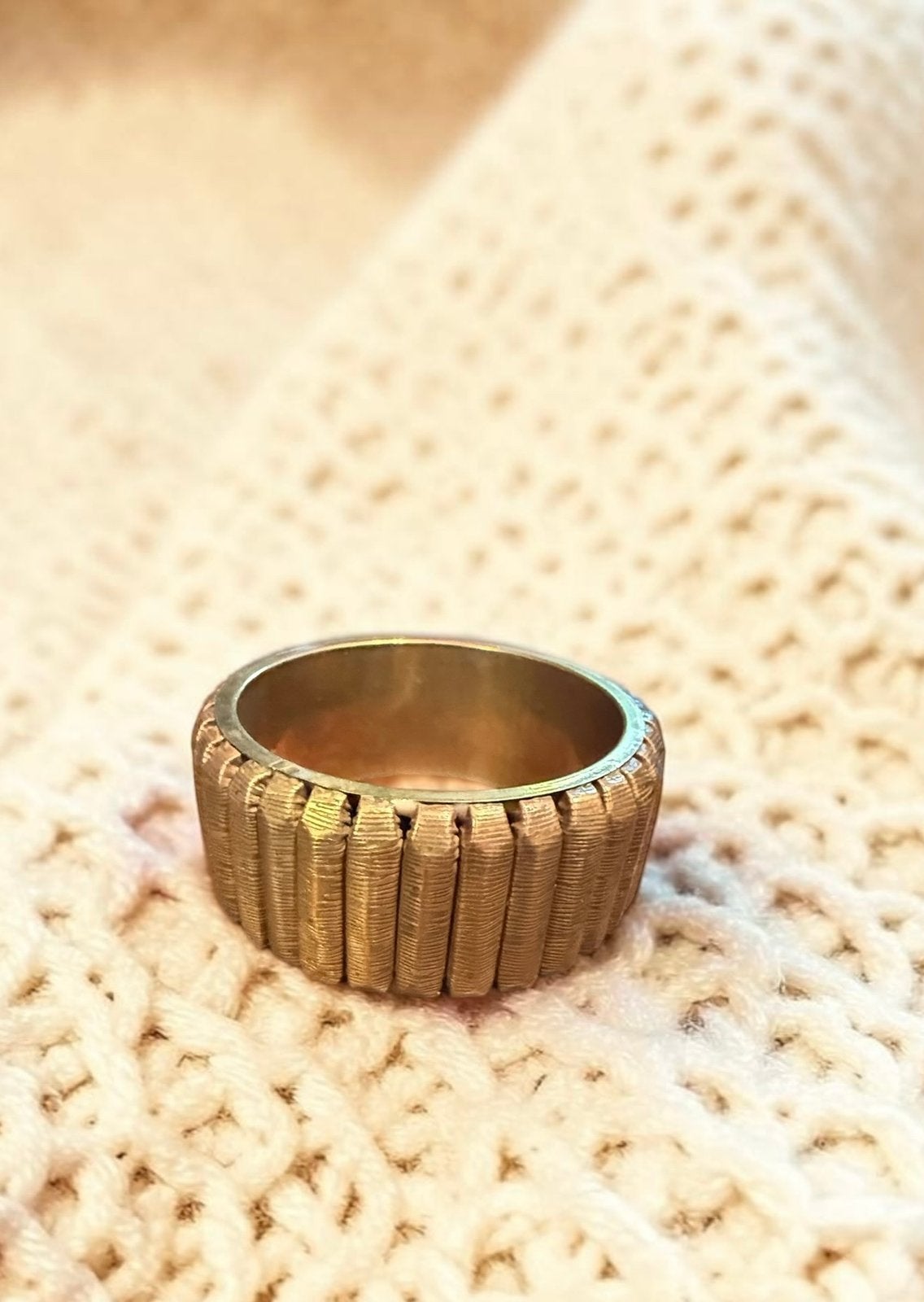 Vintage amrband, Ophalen of Verzenden, Gebruikt, Goud