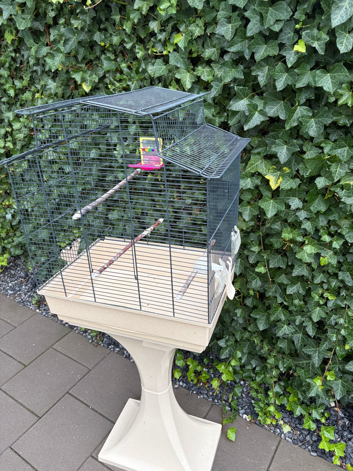 Gebruikt vogelkooi, Ophalen of Verzenden, Gebruikt, Overige materialen, Vogelkooi