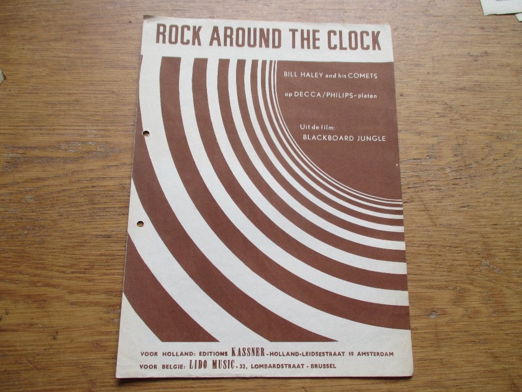 ROCK AROUND THE CLOCK, Muziek en Instrumenten, Bladmuziek, Gebruikt, Ophalen of Verzenden, Piano, Artiest of Componist