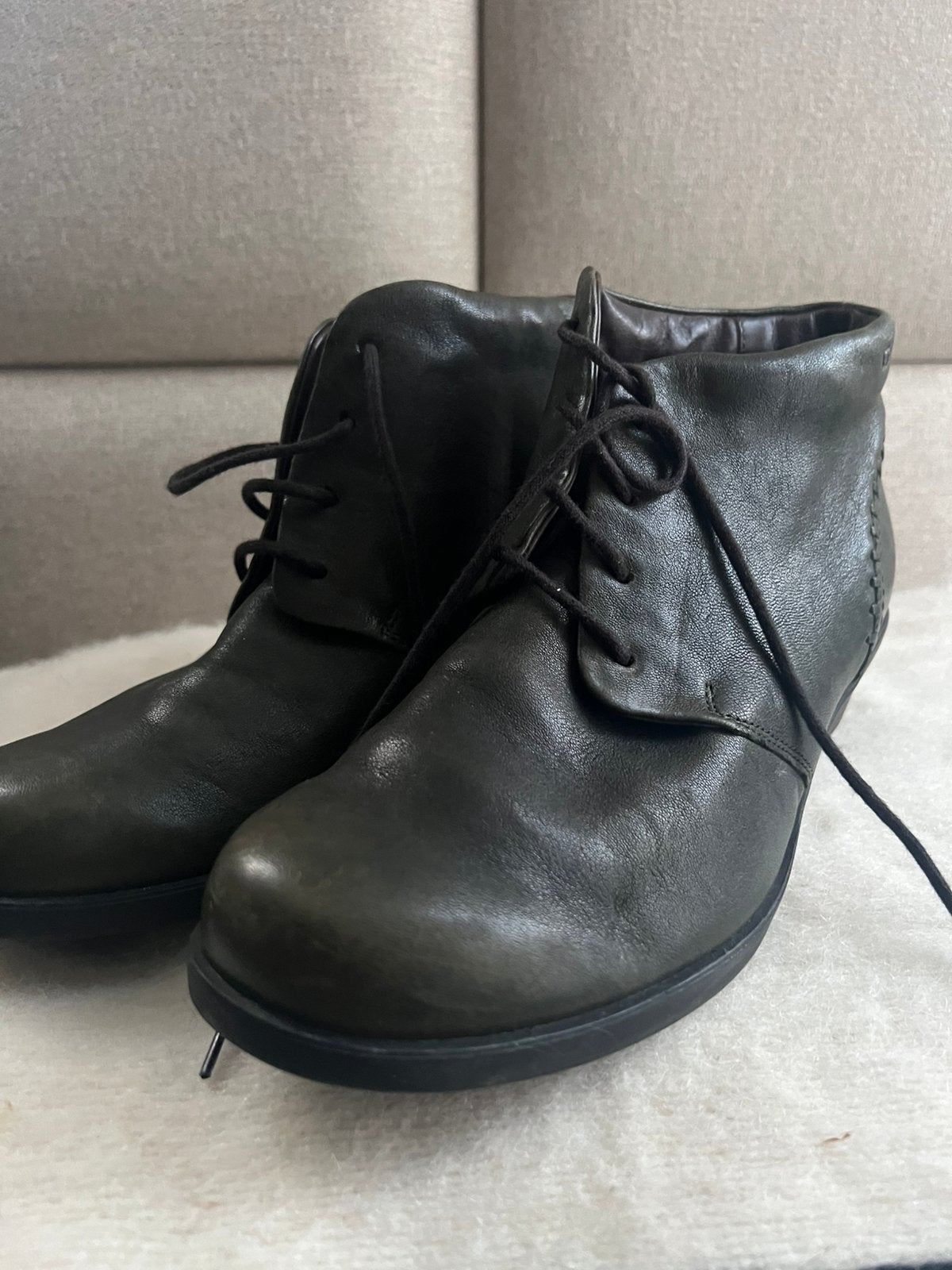 Ganter mooie leren veterschoen/ maat 7 is 40,5, Schoenen met lage hakken, Verzenden, Ganter, Zo goed als nieuw