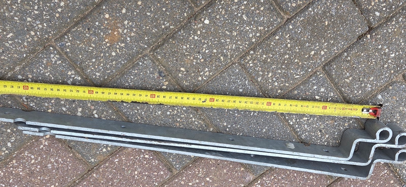 3x Duimheng 65 cm Nieuw, gegalvaniseerd, Ophalen of Verzenden, Nieuw, IJzer, Scharnier