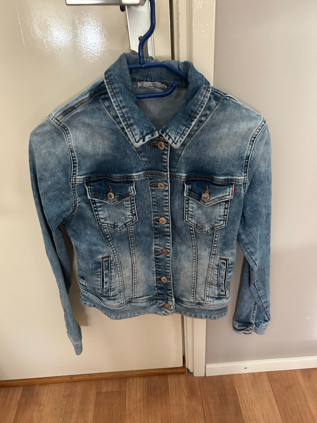 LTB spijkerjasje maat M met knoopsluiting, Maat 38/40 (M), Blauw, Ophalen of Verzenden, Zo goed als nieuw