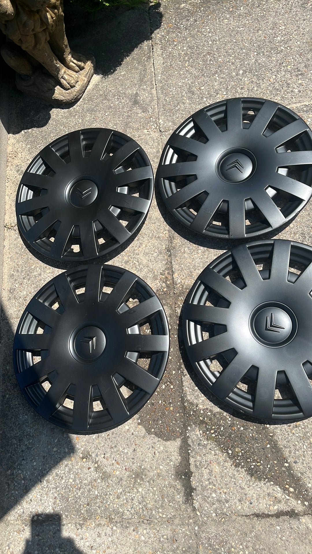 Citroen 15 inch wieldoppen, Ophalen of Verzenden, Zo goed als nieuw