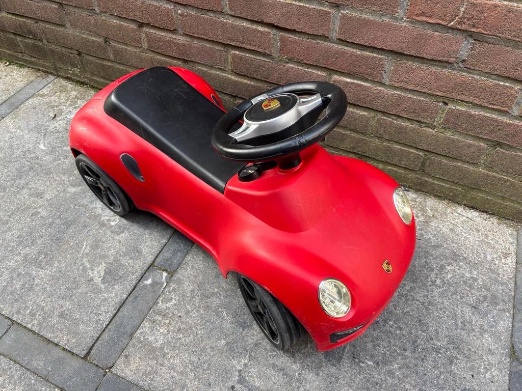 Loopauto Porsche Rood - Gebruikt maar in goede staat, Ophalen of Verzenden, Gebruikt, Loopvoertuig
