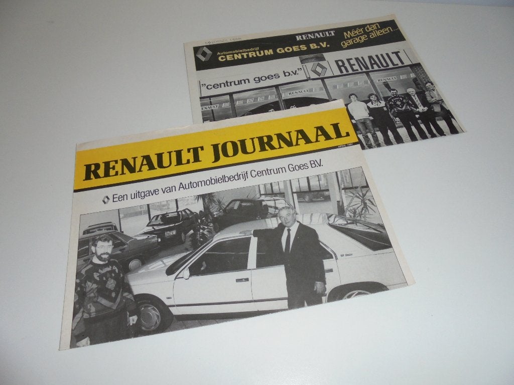 infokranten Renault dealer Auto Centrum Goes, Ophalen of Verzenden, Gelezen, Renault