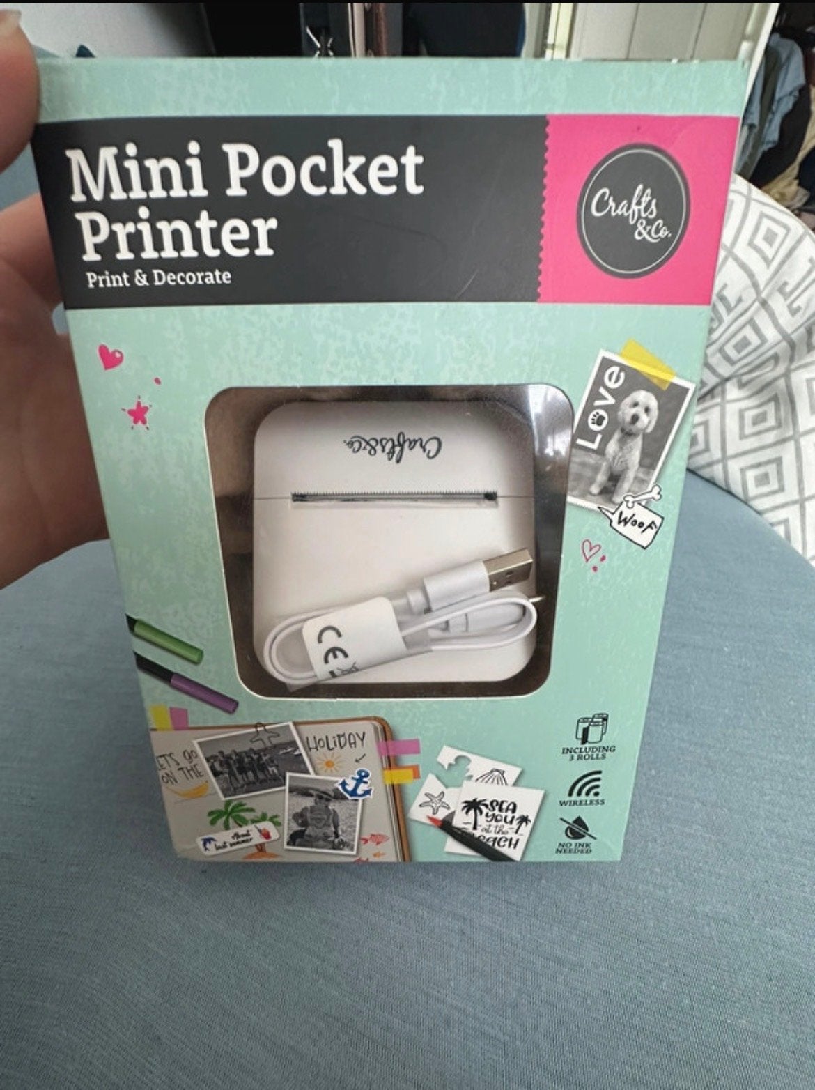 Crafts & Co Mini Pocket Printer - Zo goed als nieuw, Verzenden, Zo goed als nieuw